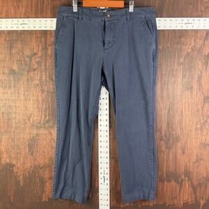 Mugsy Pants Morgans K6PNNV Stretch Navy Blue Chino Office Golf Comfort Men 34x30